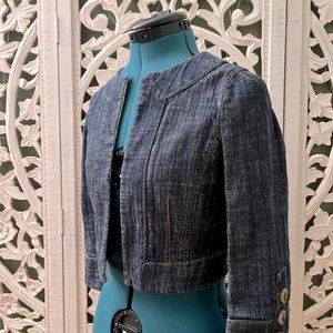 Ann Taylor Loft - Cropped Denim Jacket